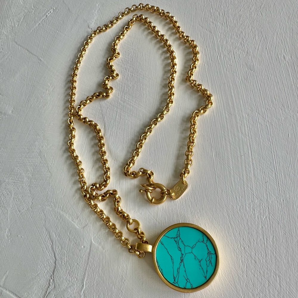 Julie Vos Turquoise Cuff & Medallion Bundle